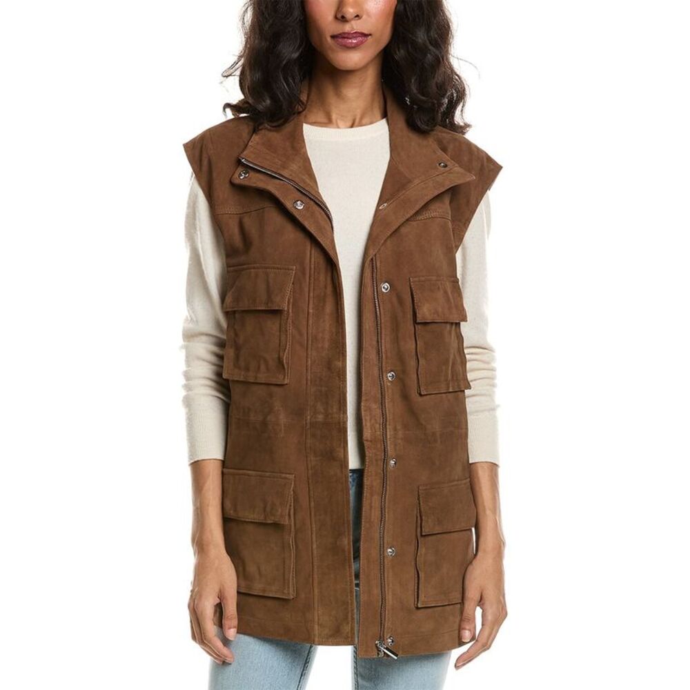 Walter Baker Womens Renata Suede Vest
